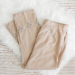 ETHNIC BY OUTFITTERS STRAIGHT LEG LACE + STITCH & PLEAT DETAIL PANTS SZ XL
